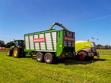 Trailers for chopped materials